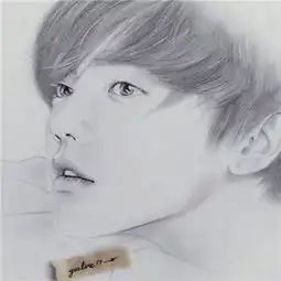 exo鹿晗qq头像帅气冷酷素描头像我没有贪婪我羡慕海枯石烂