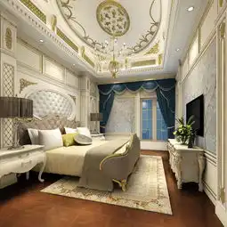 成都别墅装修案例法式作品一套仁物设计