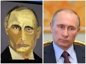 独家教教小布什画画