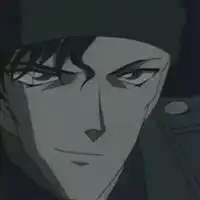 赤井秀一黑白头像卡通赤井秀一微信头像