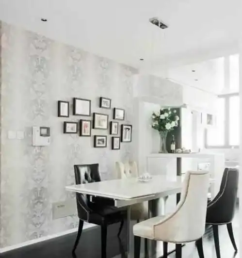 125㎡简约风三居室,这种黑白系你会喜欢吗