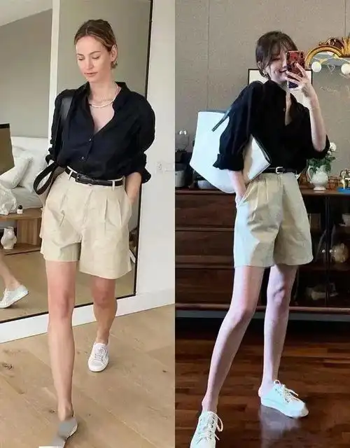 今年夏天入股不亏的3条短裤,时髦显瘦,穿出韩系女神范