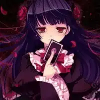 求紫色的动漫女生头像