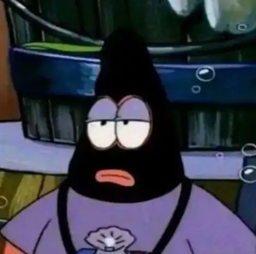 动漫头像黑色系正脸沙雕