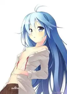 女生头像蓝色系动漫蓝蓝