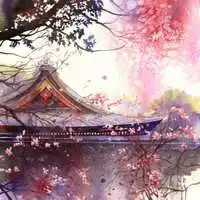 好看的女生头像长发风景白色衣服