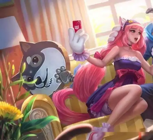 王者荣耀大乔孙策情侣皮肤原画曝光大乔拖着孙策下巴玩自拍