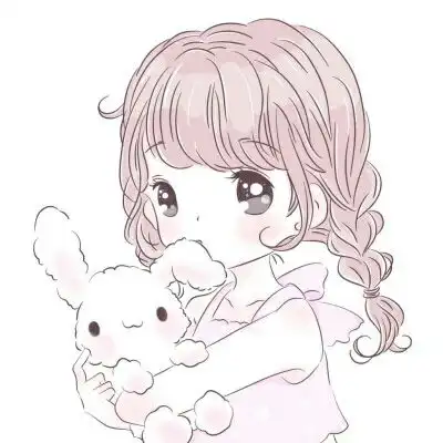 二次元软妹头像粉色系高清小仙女萝莉女头像