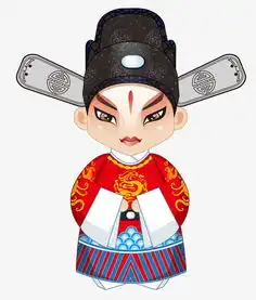 戏曲卡通人物素材图片免费下载高清装饰图案png千库网图片编号1817329