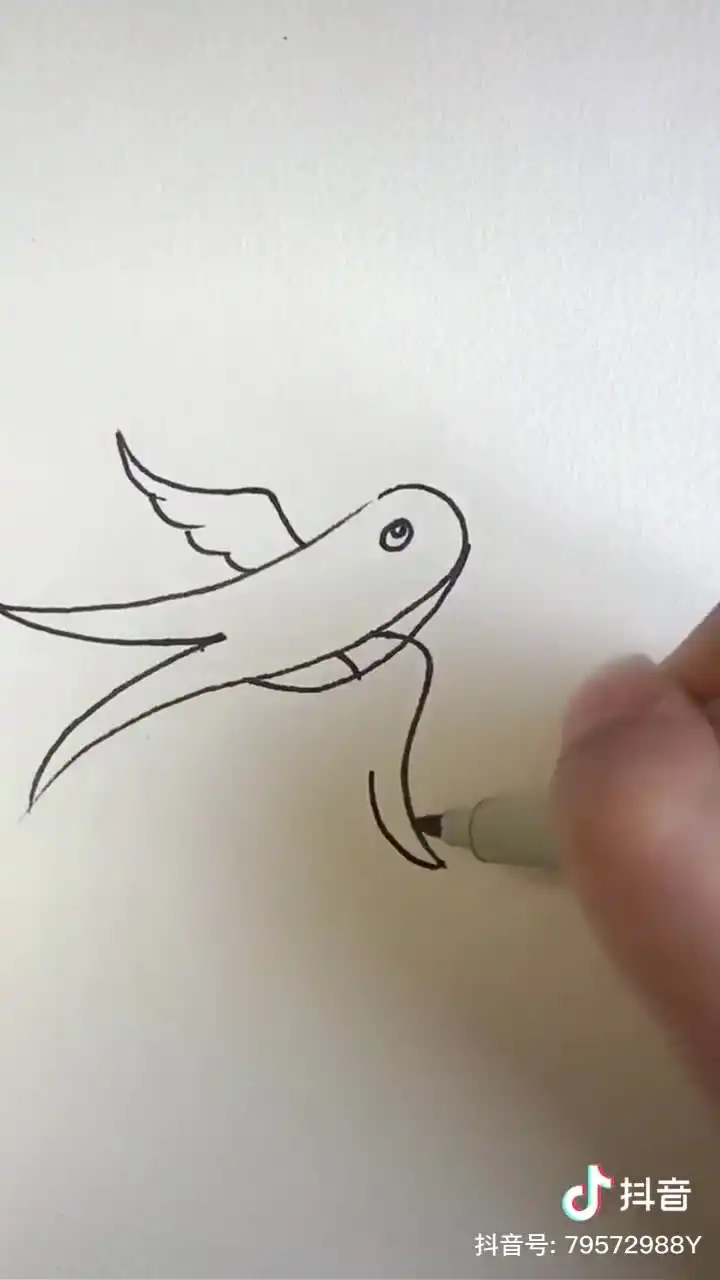 简笔画燕子图片