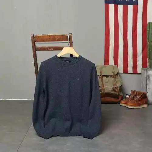 h吉斯皇冠狗男款四色羊毛毛衣保暖百搭款胸前刺绣仅售99包邮