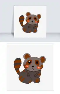 呆萌动物狗狗手绘插画图片素材psb格式下载动漫人物大全