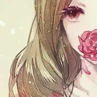 动漫带伞俩人头像