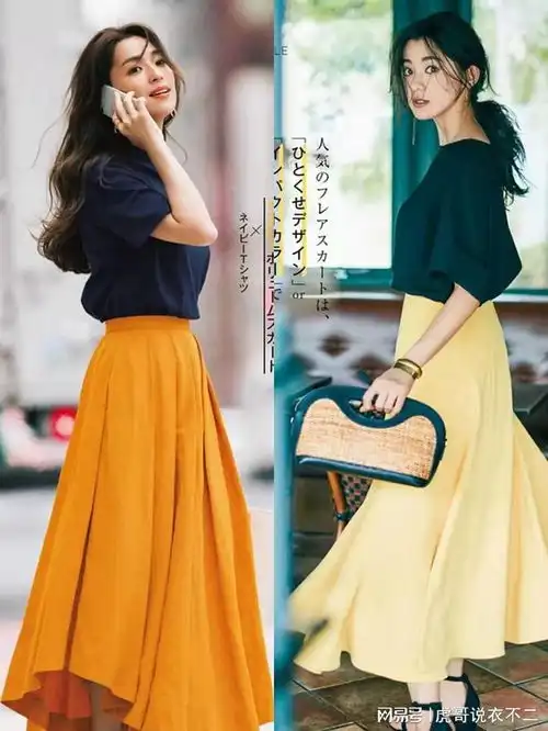 还是轻熟女人会配色,春季用黑色彩色系大放光彩,时髦抢眼