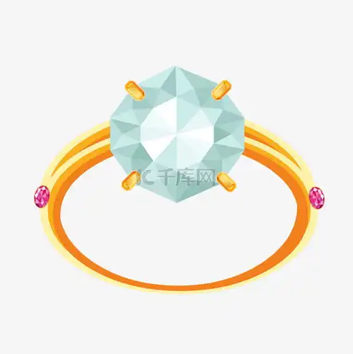 手绘钻石珠宝矢量戒指免抠素材图片免费下载千库网