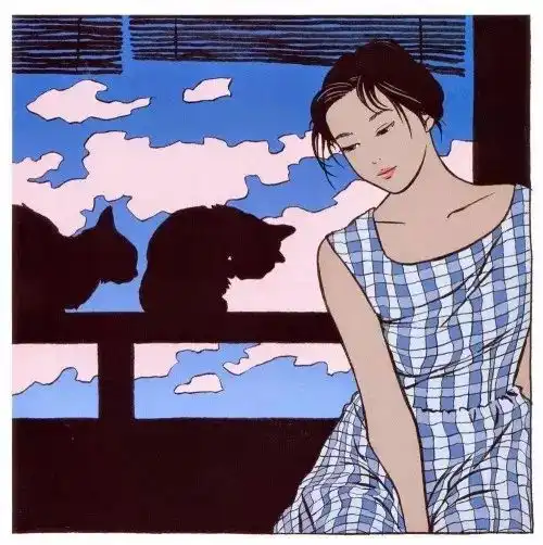 日本这个60岁老大叔画的插画,简直就是一本穿搭杂志