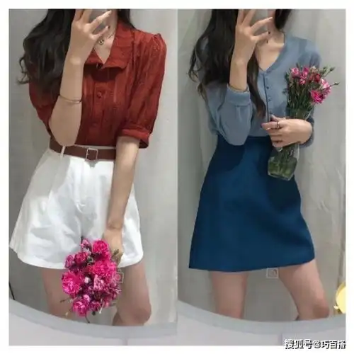 小个子女生看过来显高又显瘦的韩风搭配,温柔气质出众