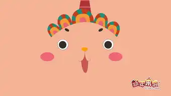 萌系粉嫩的新年来啦主题桌面壁纸