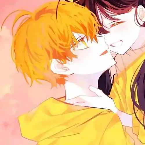 白色系卡通动漫情侣头像