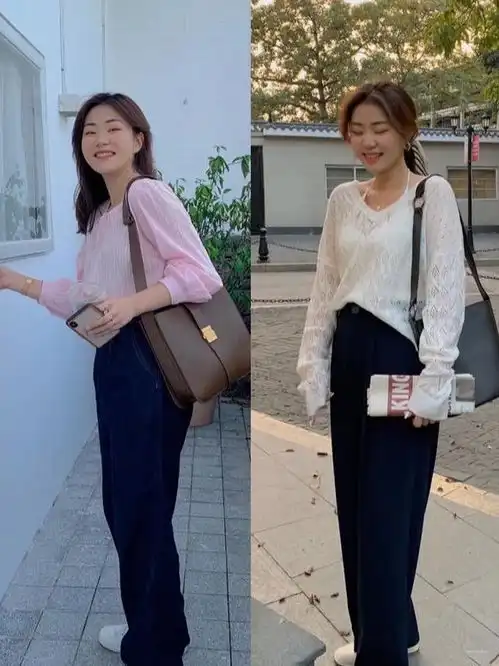 微胖女生的秋季穿搭,130斤博主示范,4件心机单品打造韩系少女感