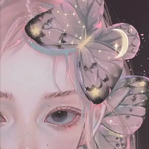 女头油画版女生头像三