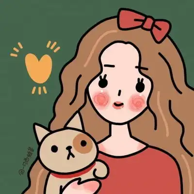 简约森系成熟女生手绘头像