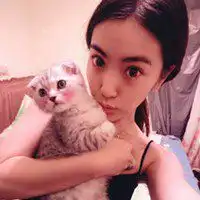 女生抱着猫很酷的头像微信头像图片大全