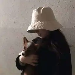 女生头像猫系头像可爱暗