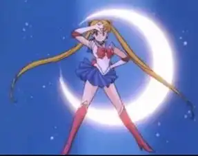 美少女战士中水冰月变身后最经典的一张图片,有动态的更好