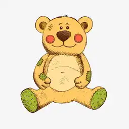 可爱卡通熊毛绒玩具素材图片免费下载高清装饰图案psd千库网图片编号1917001