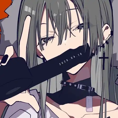 头像女高冷霸气黑色系丧