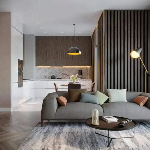 100个轻奢系客厅设计