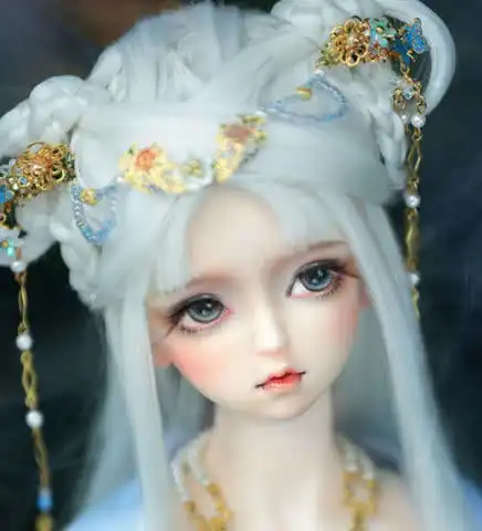 颠倒众生古风精致娃娃女生头像心悄悄,此情待共谁人晓