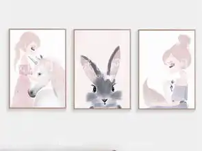 北欧粉色系可爱卡通手绘动漫儿童房装饰画图片设计素材高清模板下载21.63mb卡通动漫装饰画大全