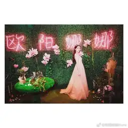 组图小仙女欧阳娜娜身穿公主裙头戴皇冠仙气飘飘