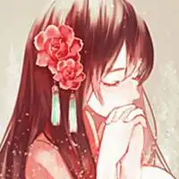 黑长直女生漫画头像微信头像图片大全