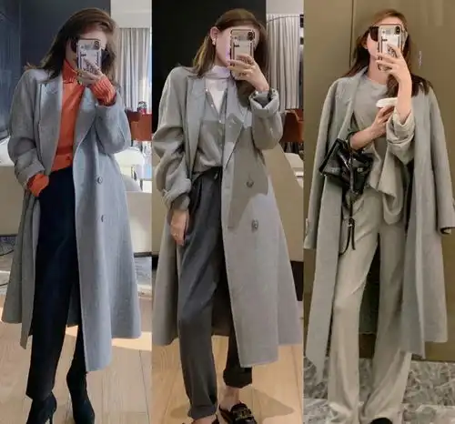 韩系大衣搭配男女生头像