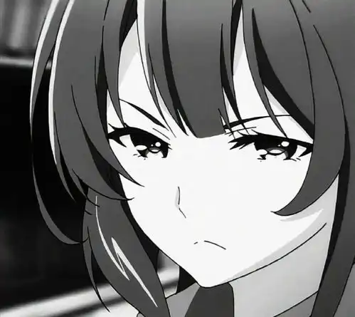 头像女丧系黑色动漫