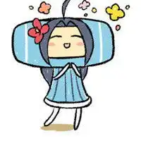 红色系女生头像卡通情侣头像