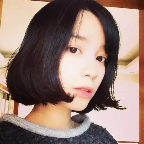 图片短发short女孩韩系
