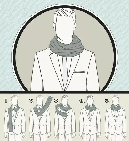 男人怎么系围巾,出门才不会给女朋友丢脸