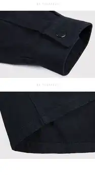 东雨男装2019新款港风休闲衬衫男日系复古潮流工装长袖男士衬衫