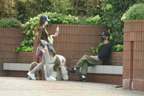 木村拓哉工藤静香罕见同框,街头互喂冰淇淋太甜,结婚21年仍浪漫