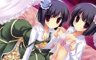 动漫动漫少女可爱双胞胎姐妹