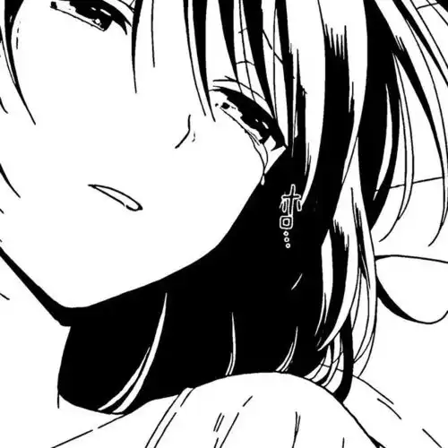 黑色系动漫女头像高清情