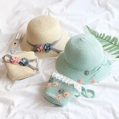 女大童草帽儿童防晒宝宝夏季草帽沙滩防晒帽新款洋气婴儿防晒帽遮,一品好特惠