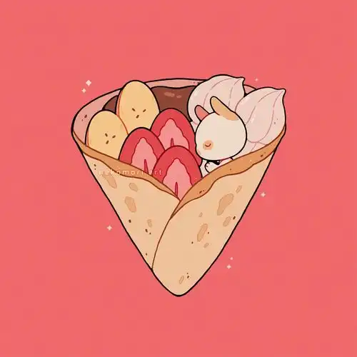 小清新治愈系草莓画风抱走