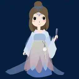 水彩风格卡通手绘风古风小姐姐图片素材其他格式下载动漫人物大全