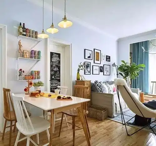 淡蓝色的北欧风格软装设计,清新自然