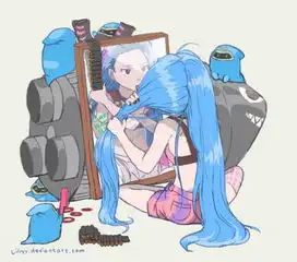 有哪些你喜欢的lol英雄人物的同人图